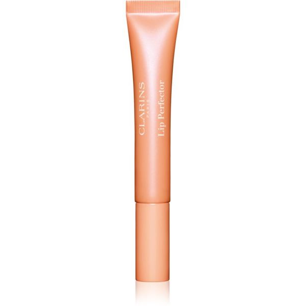 Clarins Clarins Lip Perfector Glow блестящ гланц за устни и скули цвят 22 peach glow 12 мл.