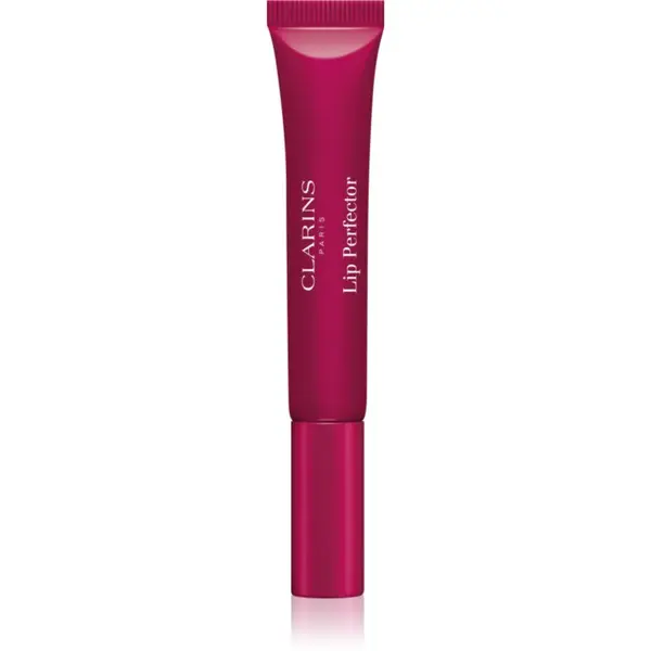 Clarins Clarins Lip Perfector Shimmer блясък за устни с хидратиращ ефект цвят 08 Plum Shimmer 12 мл.