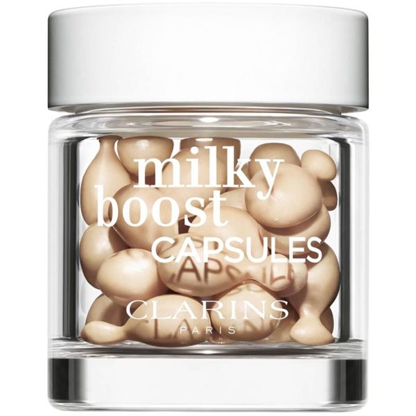 Clarins Clarins Milky Boost Capsules озаряващ фон дьо тен капсули цвят 01 30x0,2 мл.