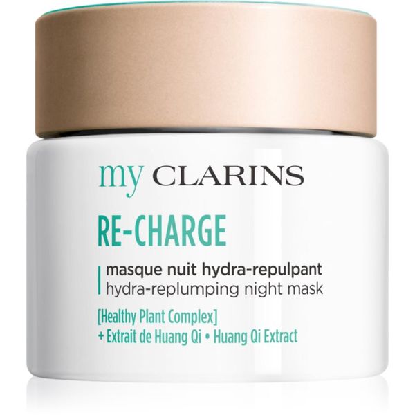 Clarins Clarins My Clarins Re-Charge Hydra-Replumping Night Mask енергизираща маска за лице за сияен вид на кожата 50 мл.