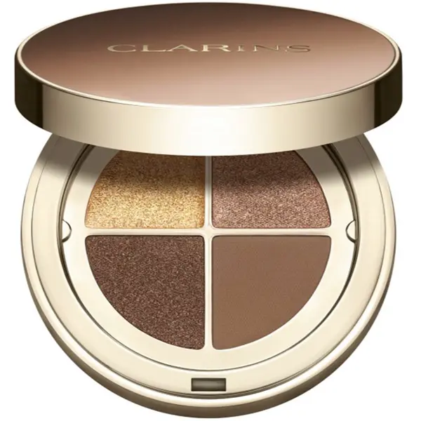 Clarins Clarins Ombre 4 Colour Eye Palette палитра сенки за очи за дълготраен ефект цвят 04 - Brown Sugar Gradation 4.2 гр.