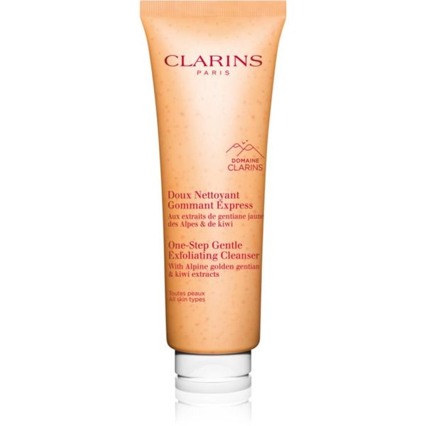 Clarins Clarins One Step Gentle Exfoliating Cleanser деликатен ексфолиращ гел за всички типове кожа на лицето 125 мл.