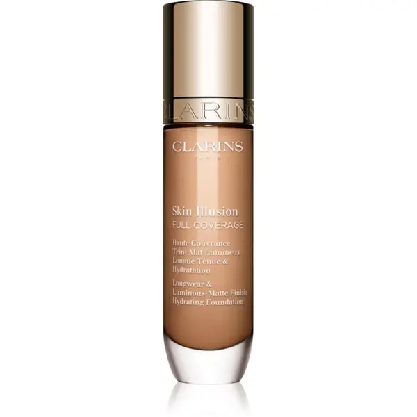 Clarins Clarins Skin Illusion Hydrating Foundation високо покривен фон дьо тен цвят 110N 30 мл.