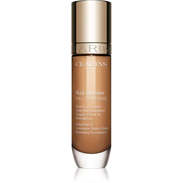Clarins Clarins Skin Illusion Hydrating Foundation високо покривен фон дьо тен цвят 111N 30 мл.
