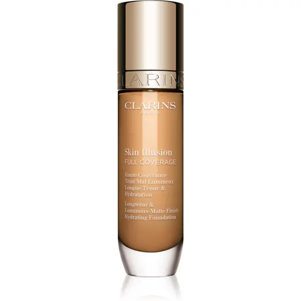 Clarins Clarins Skin Illusion Hydrating Foundation високо покривен фон дьо тен цвят 112C 30 мл.