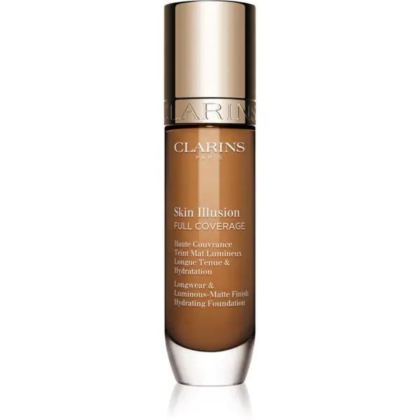 Clarins Clarins Skin Illusion Hydrating Foundation високо покривен фон дьо тен цвят 117.5W 30 мл.