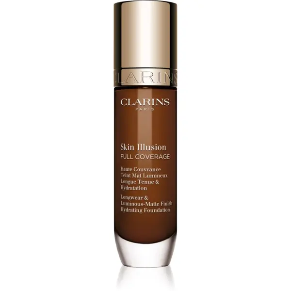 Clarins Clarins Skin Illusion Hydrating Foundation високо покривен фон дьо тен цвят 120C 30 мл.