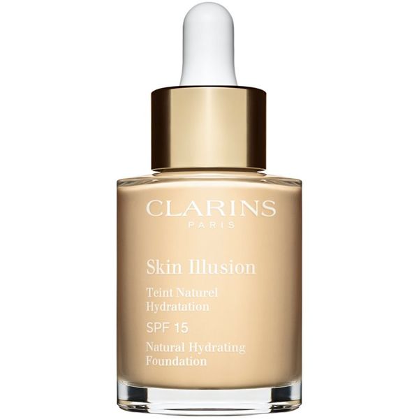 Clarins Clarins Skin Illusion Natural Hydrating Foundation озаряващ хидратиращ фон дьо тен SPF 15 цвят 100.5W Cream 30 мл.
