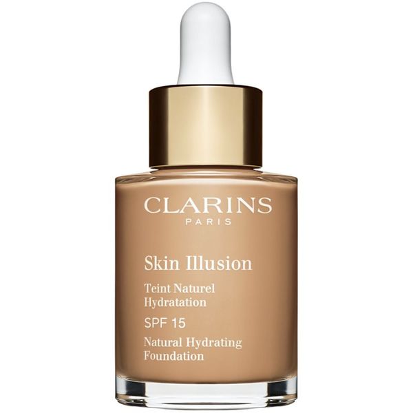 Clarins Clarins Skin Illusion Natural Hydrating Foundation озаряващ хидратиращ фон дьо тен SPF 15 цвят 111N Auburn 30 мл.