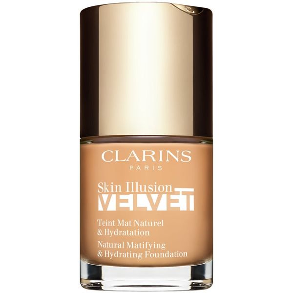 Clarins Clarins Skin Illusion Velvet течен фон дьо тен с матов завършек с подхранващ ефект цвят 108W 30 мл.