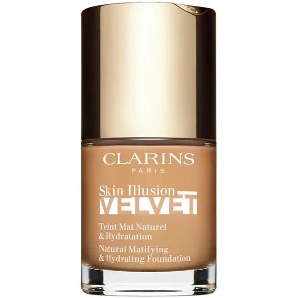 Clarins Clarins Skin Illusion Velvet течен фон дьо тен с матов завършек с подхранващ ефект цвят 111N 30 мл.