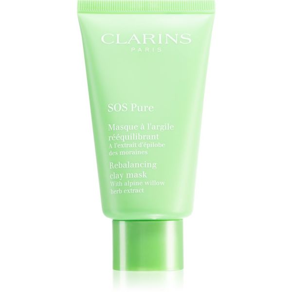 Clarins Clarins SOS Pure Rebalancing Clay Mask маска с глина за комбинирана към мазна кожа 75 мл.