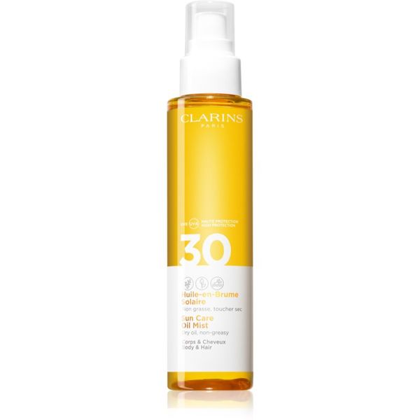 Clarins Clarins Sun Care Oil Mist сухо олио за коса и тяло SPF 30 150 мл.