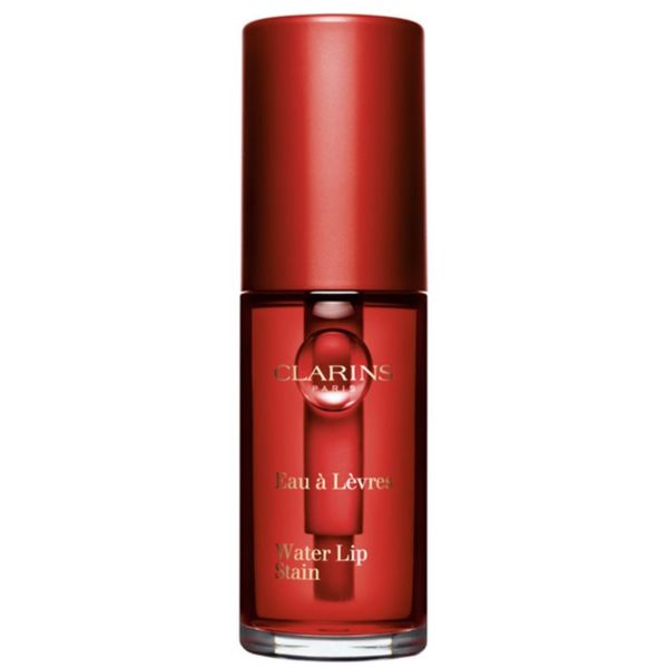 Clarins Clarins Water Lip Stain гланц за устни с матиращ ефект с хидратиращ ефект цвят 03 Red Water 7 мл.