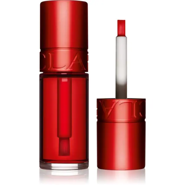 Clarins Clarins Water Lip Stain гланц за устни с матиращ ефект с хидратиращ ефект цвят 03 red water 7 мл.