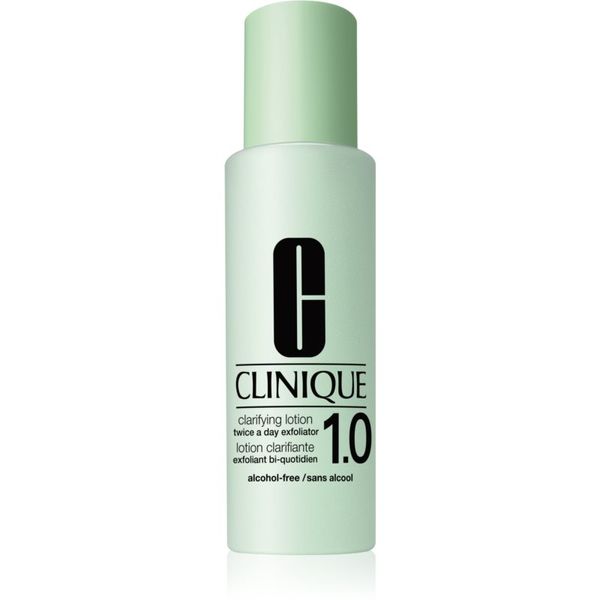 Clinique Clinique 3 Steps Clarifying Lotion 1.0 Twice A Day Exfoliator тоник за всички типове кожа на лицето 200 мл.