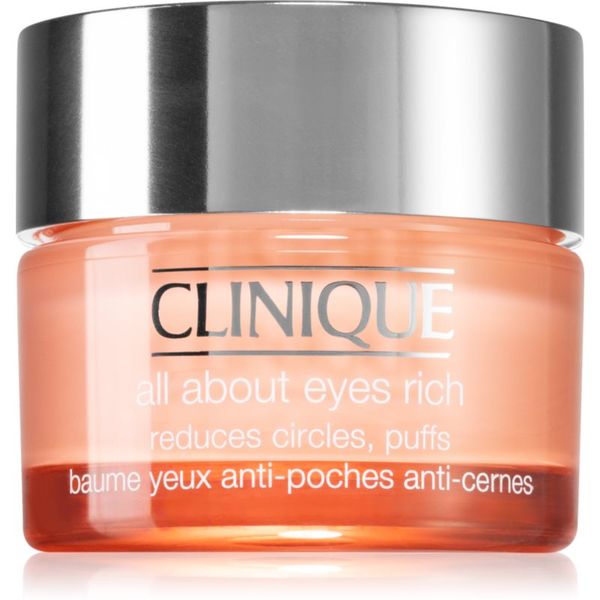 Clinique Clinique All About Eyes™ Rich хидратиращ крем за очи против отоци и тъмни кръгове 30 мл.