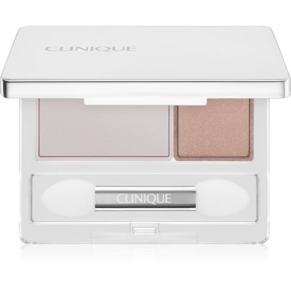 Clinique Clinique All About Shadow™ Duo Relaunch дуо сенки за очи цвят Seashell Pink/Fawn Satin 1,7 гр.