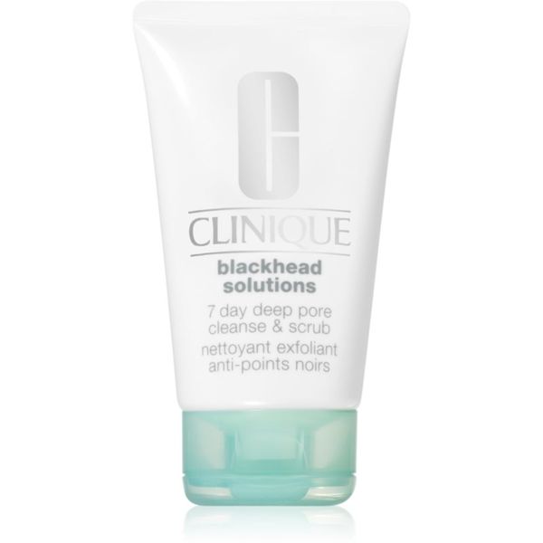 Clinique Clinique Blackhead Solutions 7 Day Deep Pore Cleanse & Scrub почистващ пилинг за лице против черни точки 125 мл.