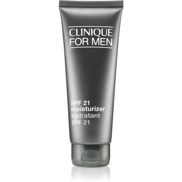Clinique Clinique For Men™ Broad Spectrum SPF 21 Moisturizer хидратиращ и защитен крем за всички типове кожа на лицето 100 мл.