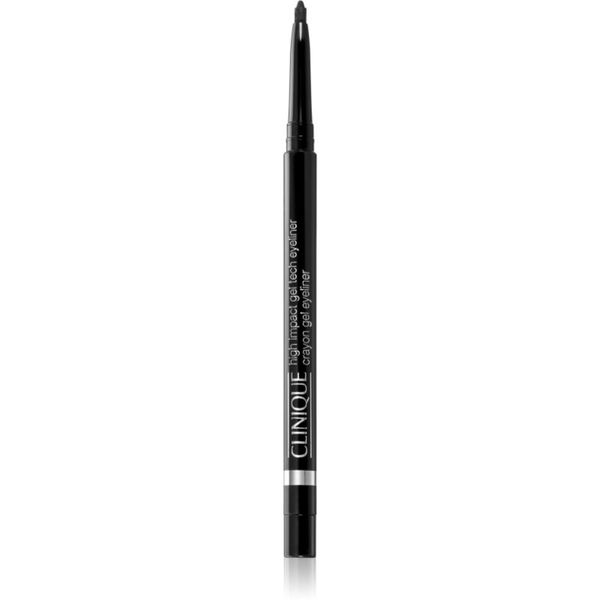 Clinique Clinique High Impact™ Gel Tech Eyeliner гел очна линия цвят Intense Black 0,35 гр.