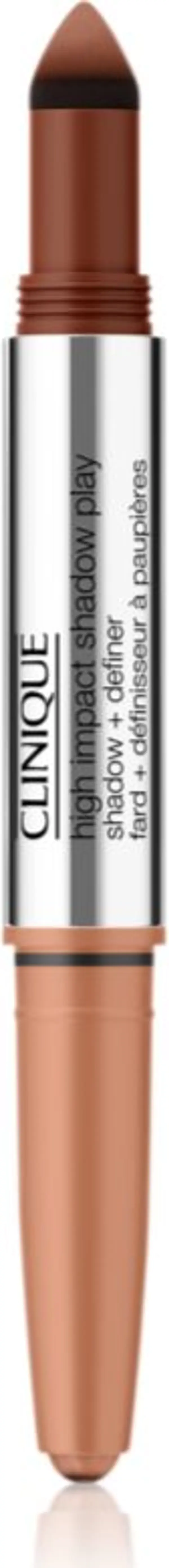 Clinique Clinique High Impact™ Shadow Play сенки за очи в молив дуо цвят Flame + Amber 1.9 гр.