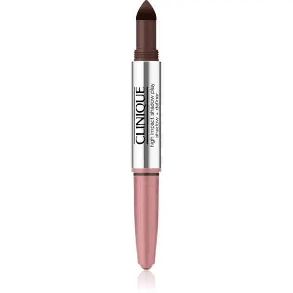 Clinique Clinique High Impact™ Shadow Play сенки за очи в молив дуо цвят Pink Honey + Black Honey 1.9 гр.