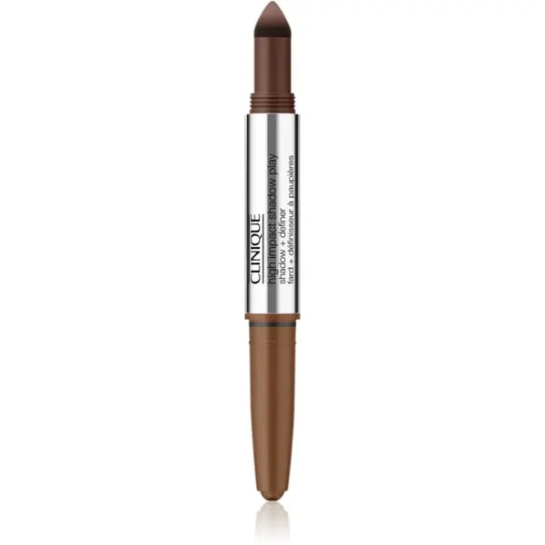 Clinique Clinique High Impact™ Shadow Play сенки за очи в молив дуо цвят Rum + Cola 1.9 гр.