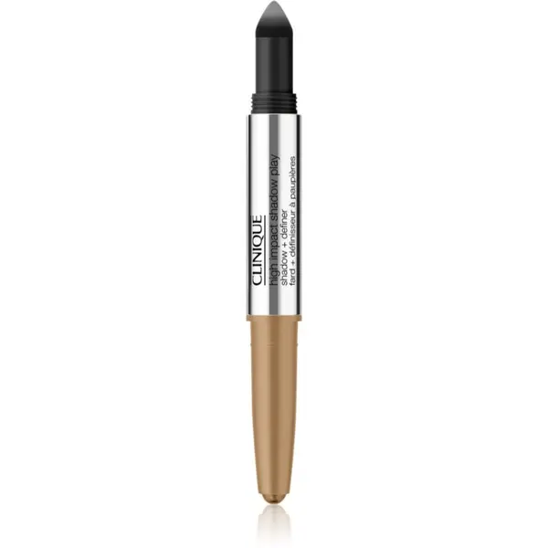 Clinique Clinique High Impact™ Shadow Play сенки за очи в молив дуо цвят Sparkling wine + Caviar 1.9 гр.
