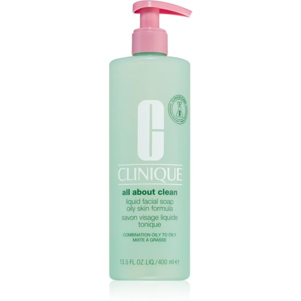 Clinique Clinique Liquid Facial Soap Oily Skin Formula течен сапун за смесена и мазна кожа 400 мл.