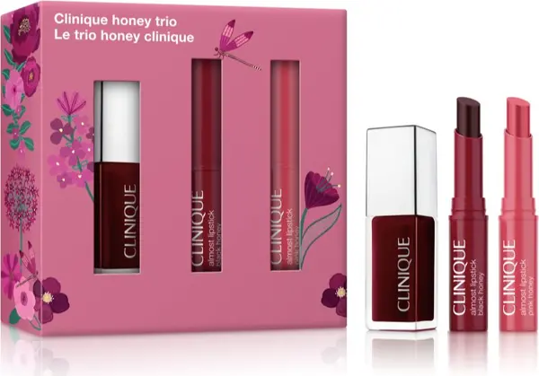 Clinique Clinique Mini Kit Honey Trio подаръчен комплект за устни