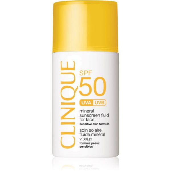 Clinique Clinique Sun SPF 50 Mineral Sunscreen Fluid For Face минерален слънцезащитен флуид за лице SPF 50 30 мл.