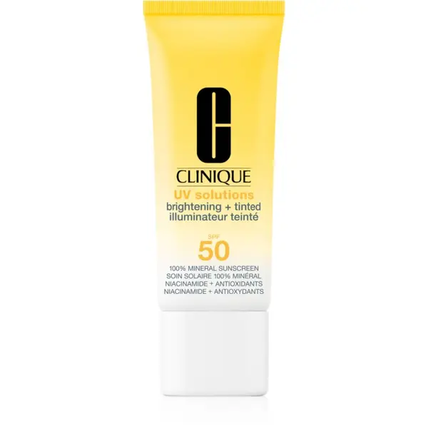 Clinique Clinique Sun UV Solutions Brightening Tinted Sunscream SPF50 озаряващ тониращ крем цвят 01 Light 40 мл.