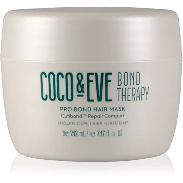 Coco & Eve Coco & Eve Bond Therapy Pro Bond Mask възстановяваща и подсилваща маска за увредена и химически третирана коса 212 мл.