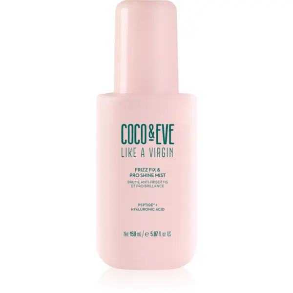 Coco & Eve Coco & Eve Like A Virgin Frizz Fix & Pro Shine Mist спрей срещу начупване на косата за блясък и мекота на косата 150 мл.