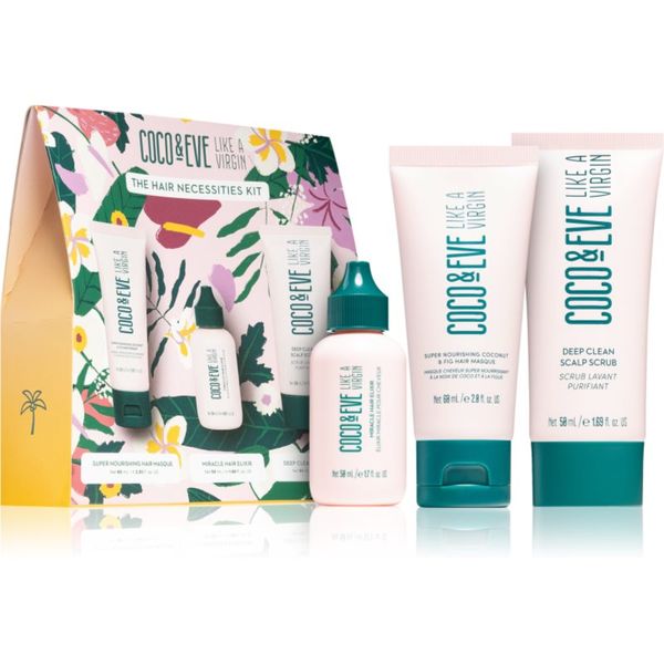 Coco & Eve Coco & Eve Like A Virgin Hair Necessities Kit комплект(за блясък и мекота на косата)