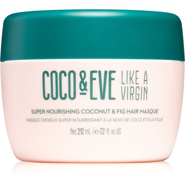 Coco & Eve Coco & Eve Like A Virgin Super Nourishing Coconut & Fig Hair Masque дълбоко подхранваща маска за блясък и мекота на косата 212 мл.