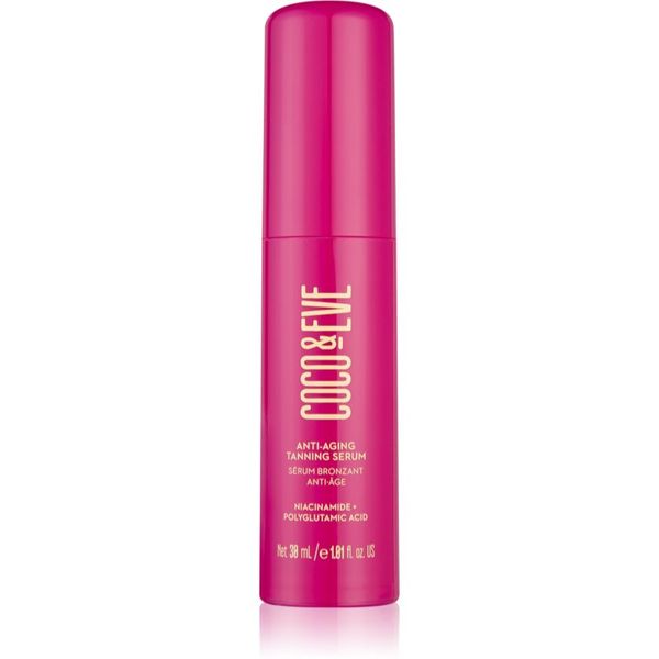 Coco & Eve Coco & Eve Sunny Honey Anti-Aging Tanning Serum серум за лице за изкуствен тен 30 мл.