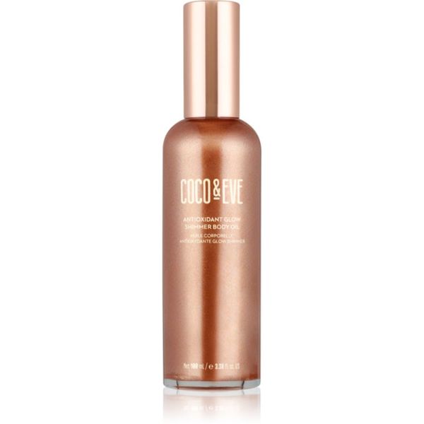 Coco & Eve Coco & Eve Sunny Honey Antioxidant Glow Shimmer Body Oil озаряващо олио за тяло 100 мл.