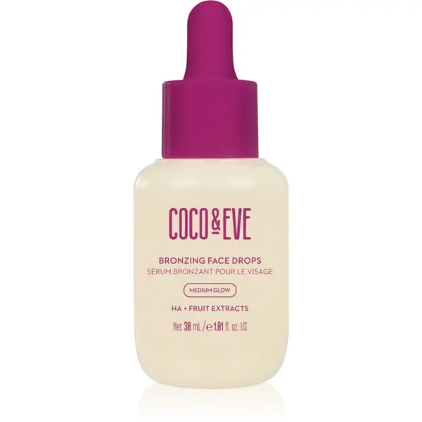 Coco & Eve Coco & Eve Sunny Honey Bronzing Face Drops автобронзантни капки за лице Medium Glow (new) 30 мл.