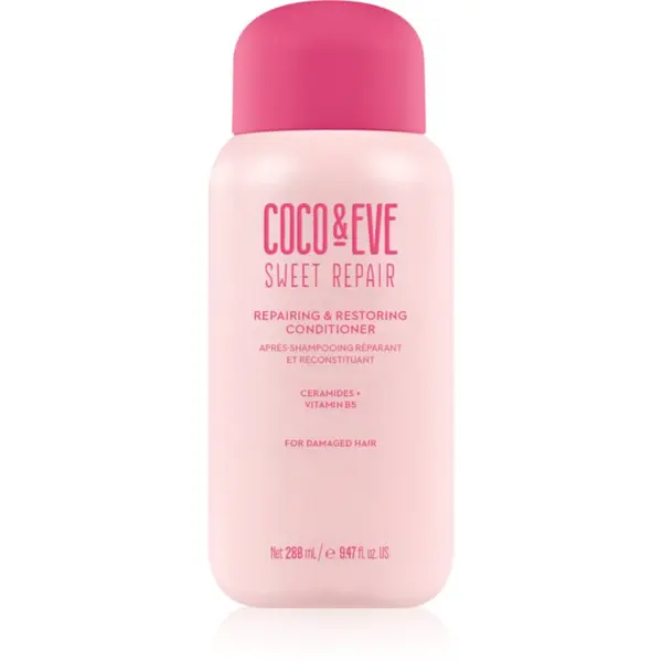 Coco & Eve Coco & Eve Sweet Repair Repairing & Restoring Conditioner интензивен възстановяващ балсам за увредена и боядисана коса 280 мл.