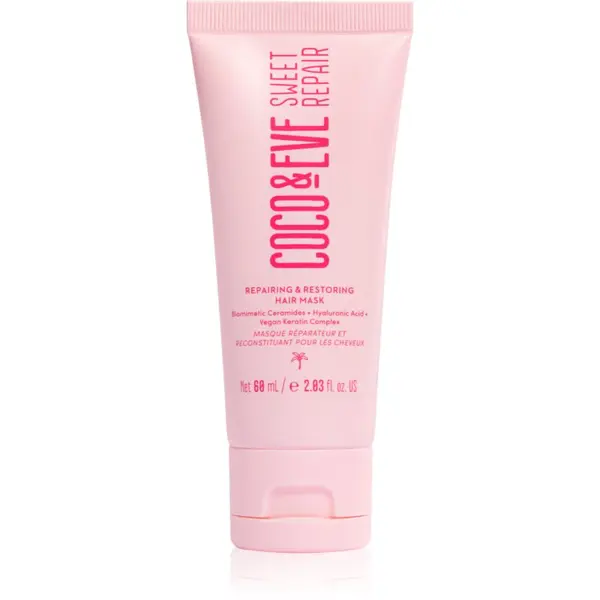 Coco & Eve Coco & Eve Sweet Repair Repairing & Restoring Hair Mask интензивна маска за подсилване и блясък на косата 60 мл.