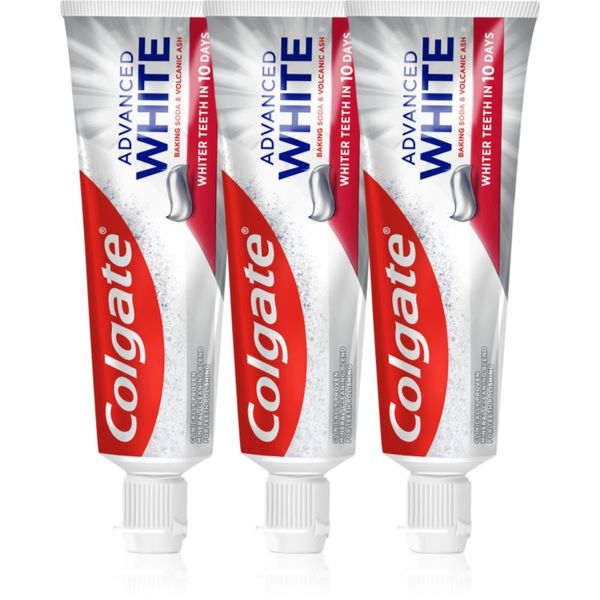 Colgate Colgate Advanced White Volcanic Ash and Baking Soda натурална паста за зъби 3x75 мл.