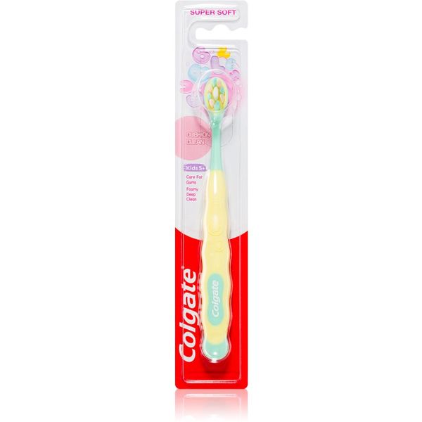 Colgate Colgate Cushion Clean Super Soft четка за зъби за деца от 6-годишна възраст 1 бр.