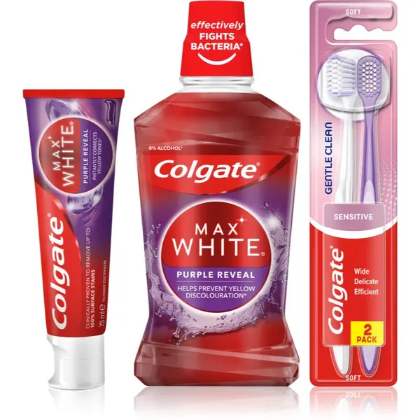 Colgate Colgate Max White Purple комплект за зъби