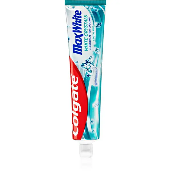 Colgate Colgate Max White White Crystals избелваща паста за зъби с флуорид Crystal Mint 125 мл.