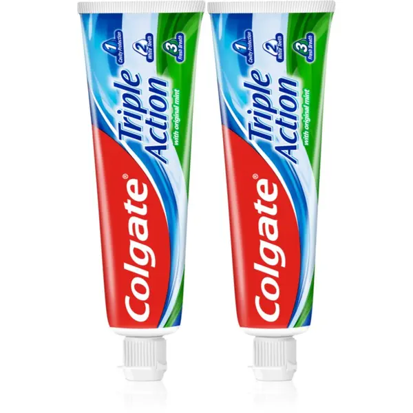 Colgate Colgate Triple Action Original Mint паста за зъби 2x75 мл.