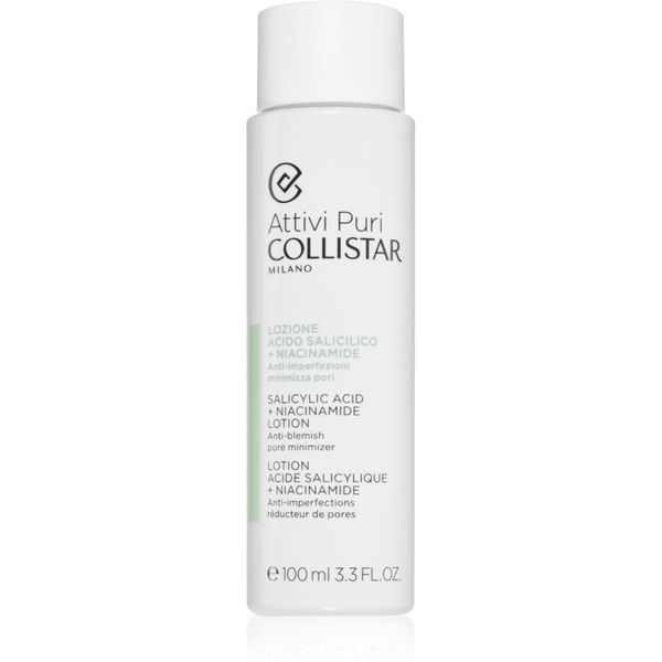 Collistar Collistar Attivi Puri Salicylic Acid + Niacinamide тонер и емулсия за лице за радуциране на порите 100 мл.