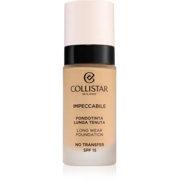 Collistar Collistar Impeccabile Long Wear Foundation дълготраен фон дьо тен SPF 15 3N Natural 30 мл.