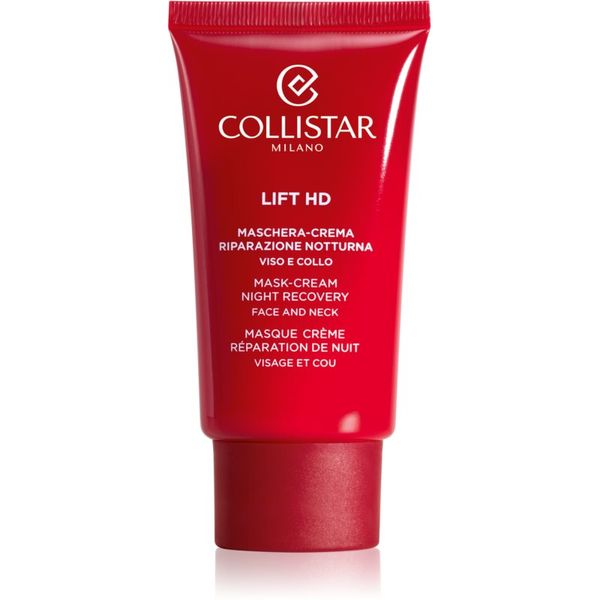 Collistar Collistar Lift HD Mask-Cream Night Recovery регенерираща нощна грижа за възстановяване стегнатостта на кожата 75 мл.